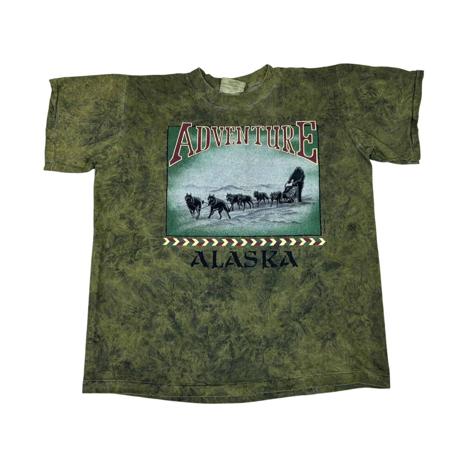 Vintage Vintage 90s Adventure Alaska Dog Sled Shirt Men's Large Size US L / EU 52-54 / 3 - 1 Thumbnail