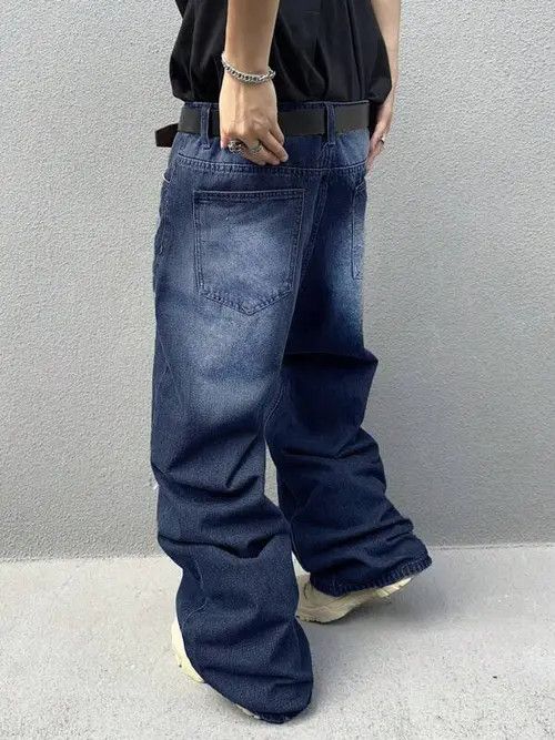 Other Washed Baggy Denim Jeans Skate Size US 32 / EU 48 - 3 Thumbnail