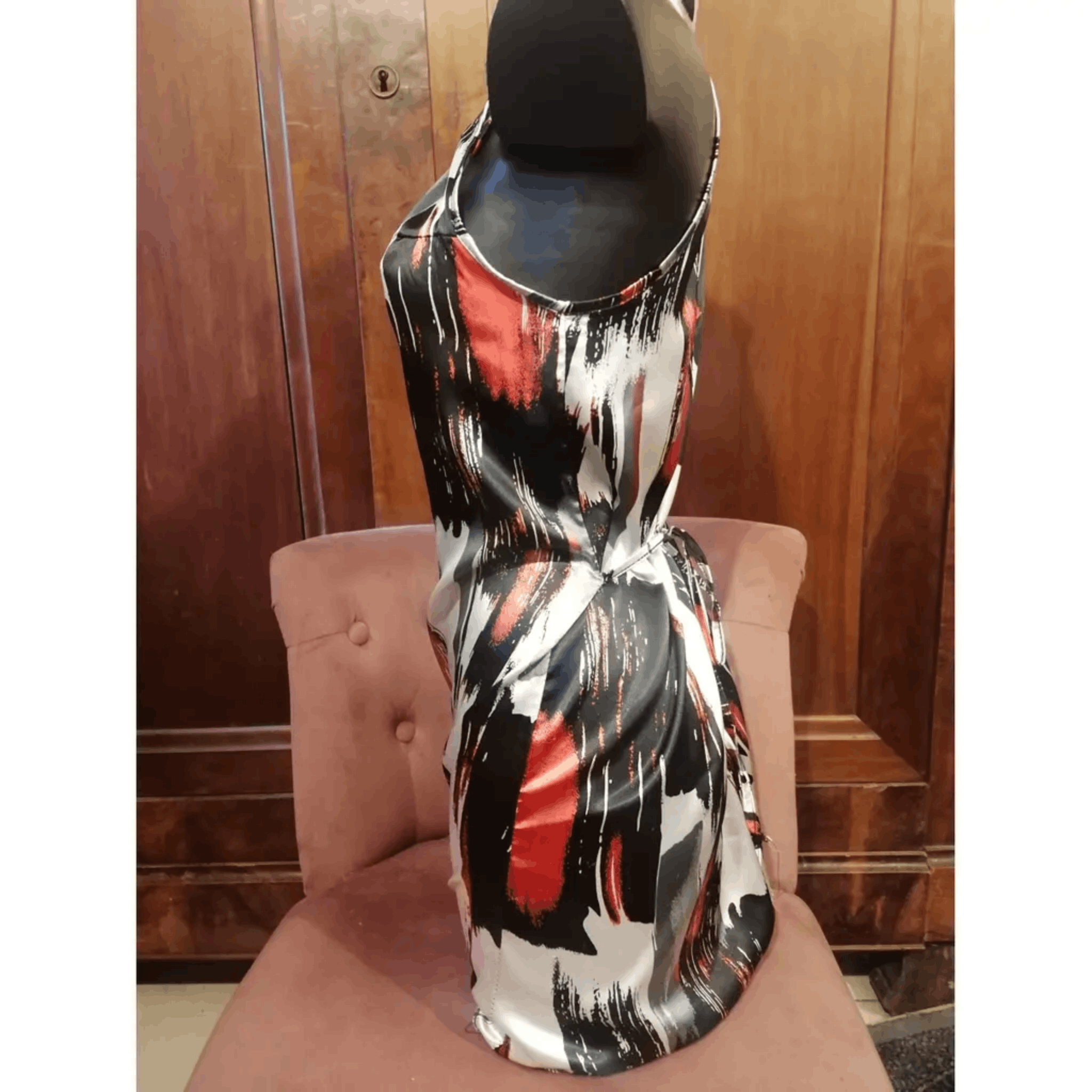 Other Abstract Brushstroke Sleeveless Top – Made in Italy Size M / US 6-8 / IT 42-44 - 2 Thumbnail