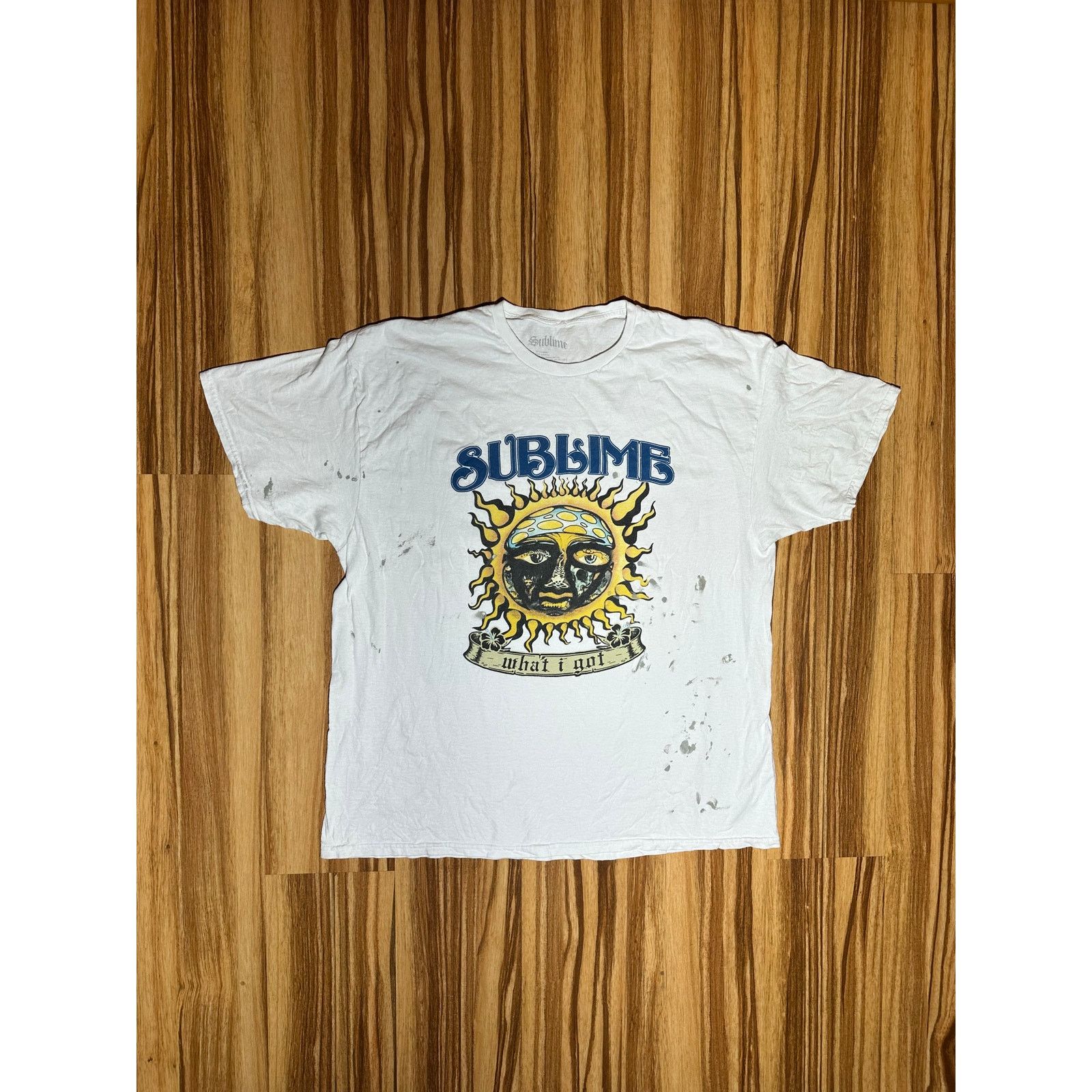 Sublime Nice Roughed Up Sublime What I Got Sun Print Tshirt Size 2XL Size US XXL / EU 58 / 5 - 1 Thumbnail