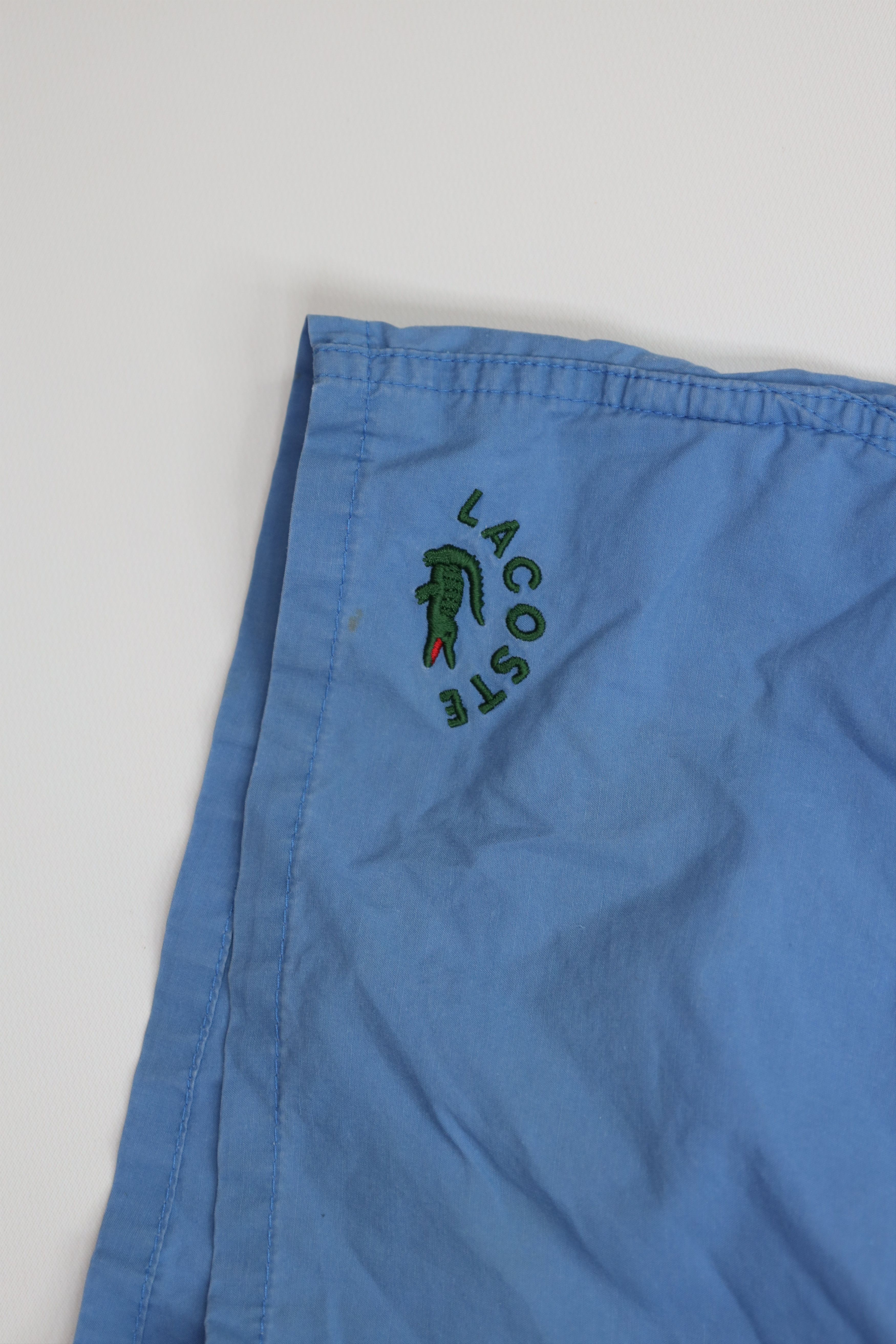 Lacoste Vintage 80s Izod Lacoste Spell Out Croc Lined Shorts Trunks Size US 34 / EU 50 - 5 Thumbnail