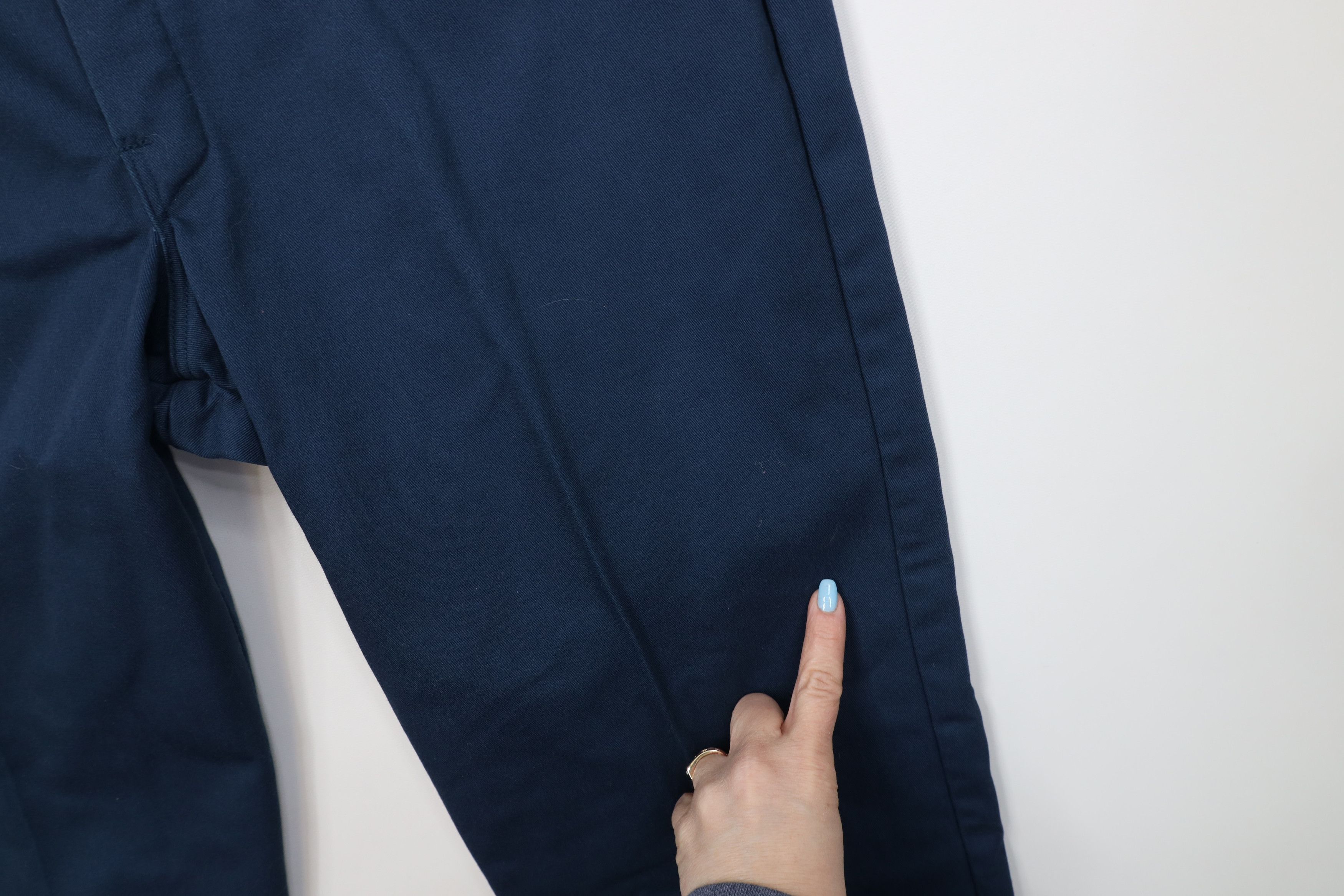 Dickies Vintage 70s Dickeis Chamois Lined Wide Leg Pants Blue USA Size US 38 / EU 54 - 6 Thumbnail