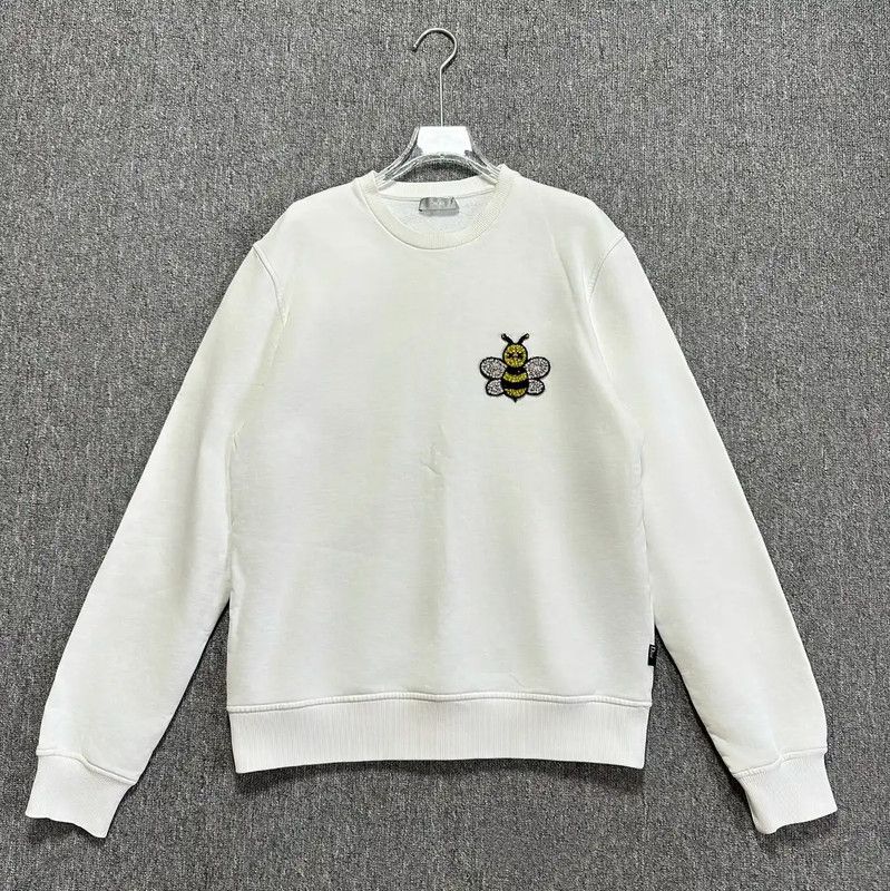 Dior Dior Embroidered Bee Long Sleeve Sweatshirt 0089 Size US M / EU 48-50 / 2 - 1 Thumbnail