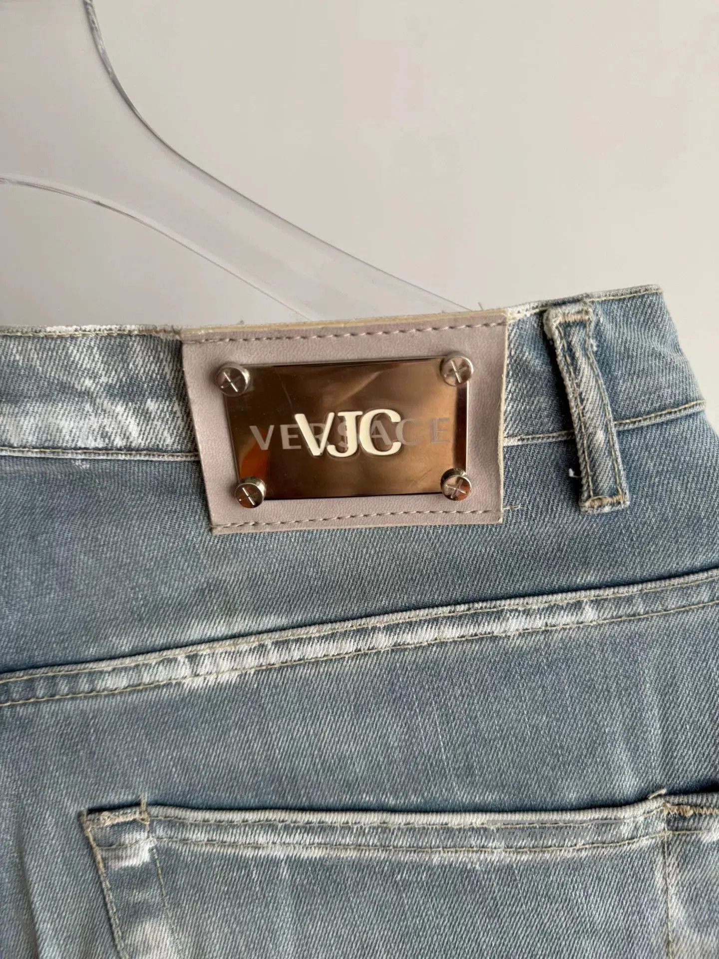 Versace Jeans Couture Versace VJC Distressed Denim Jeans. Size US 30 / EU 46 - 5 Thumbnail