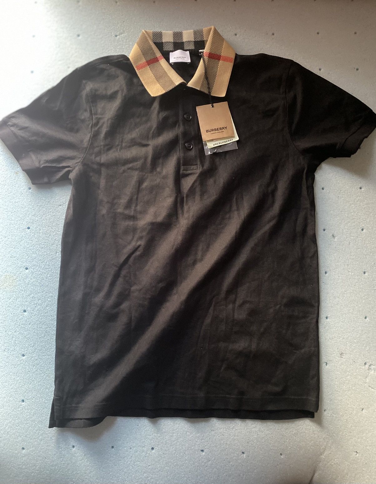 Burberry Burberry Cody Black Polo Size US M / EU 48-50 / 2 - 1 Thumbnail