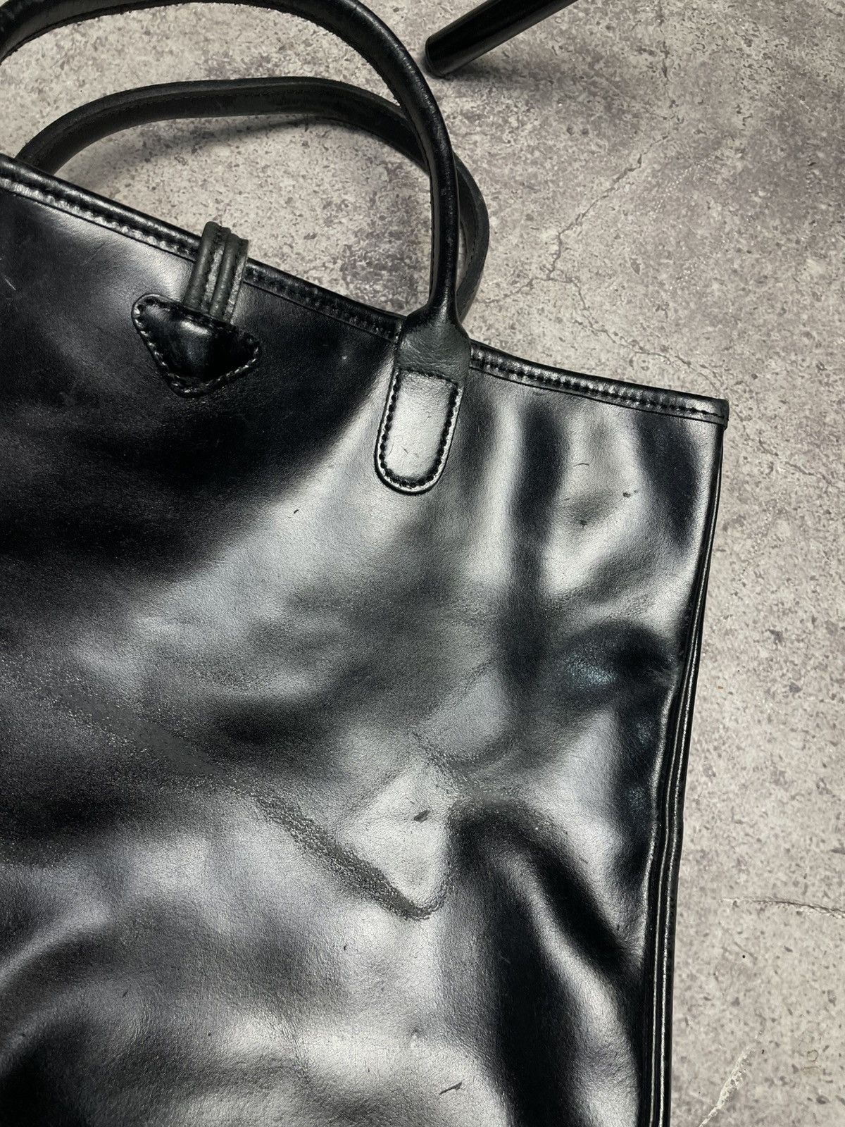Longchamp LONGCHAMP LEATHER HANDBAG x DESIGNER x VINTAGE x RARE Size ONE SIZE - 10 Thumbnail