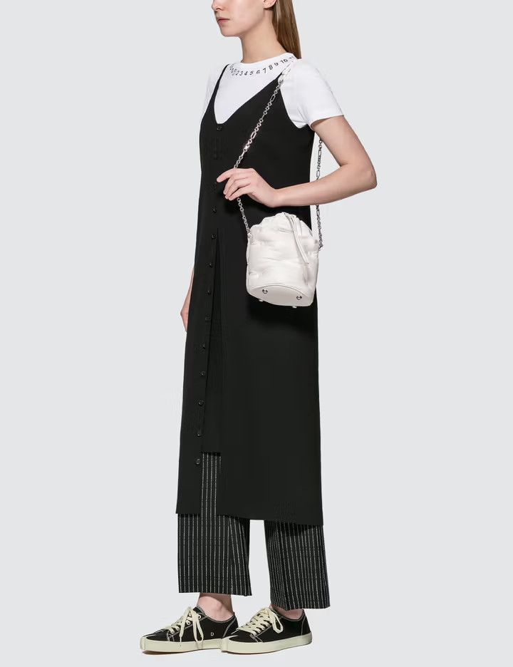 Maison Margiela o1y0625 Casual Pant in Black/White Size 27" / US 4 / IT 40 - 4 Thumbnail