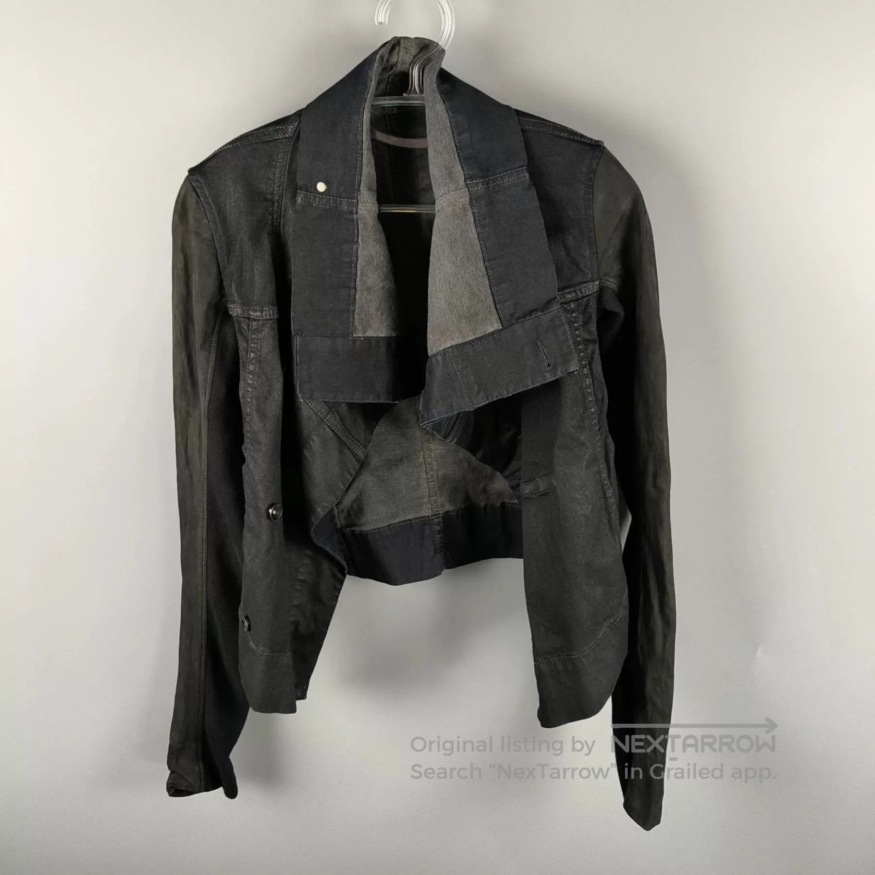 Rick Owens Rick Owens S Lambskin Biker Jacket. Size S / US 4 / IT 40 - 1 Thumbnail
