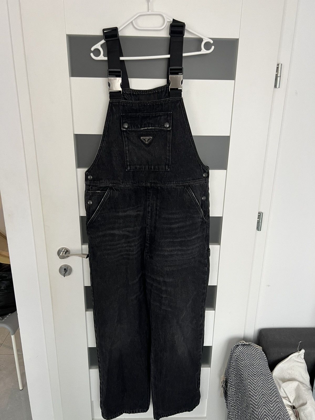 Prada Prada overall denim jumpsuit Size US 34 / EU 50 - 1 Thumbnail