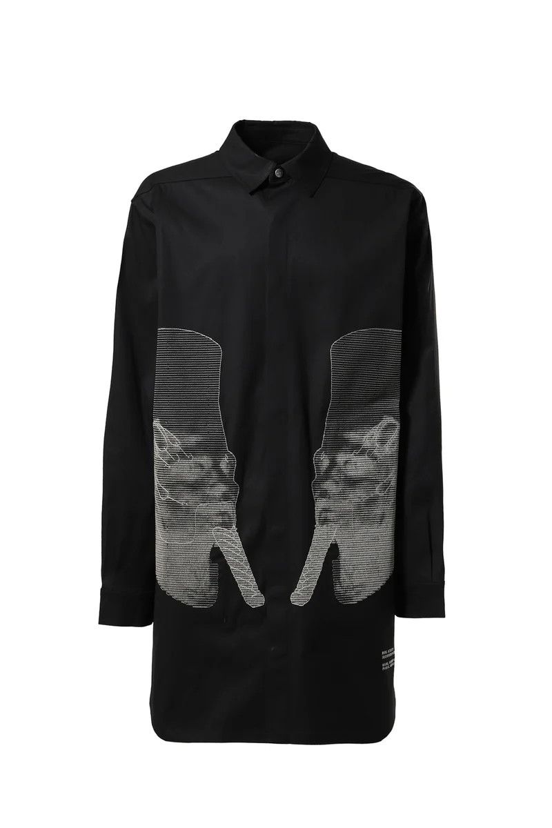 Rick Owens o1s1v1n0724 Outer Shirts in Black Size US S / EU 44-46 / 1 - 1 Thumbnail