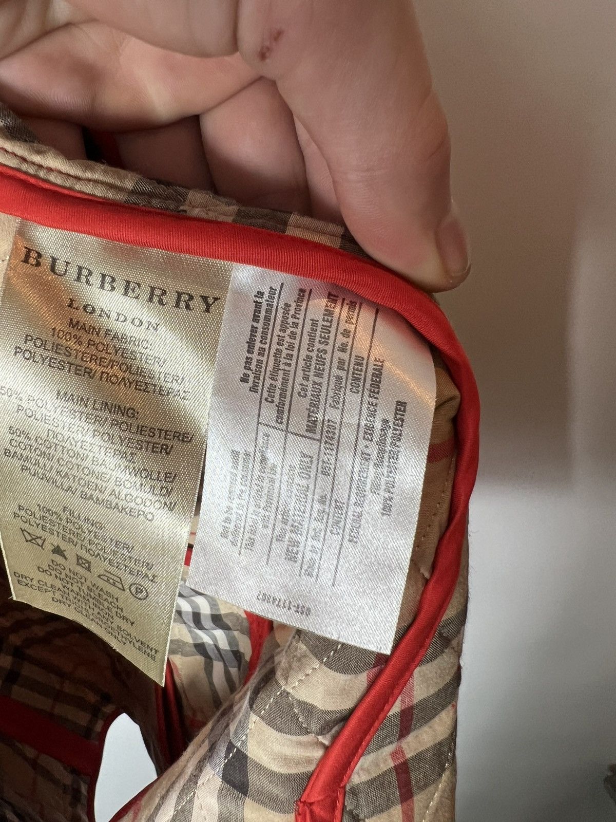 Burberry Vintage luxury Burberry Nova Check Quilted Jacket Size L Size L / US 10 / IT 46 - 8 Thumbnail