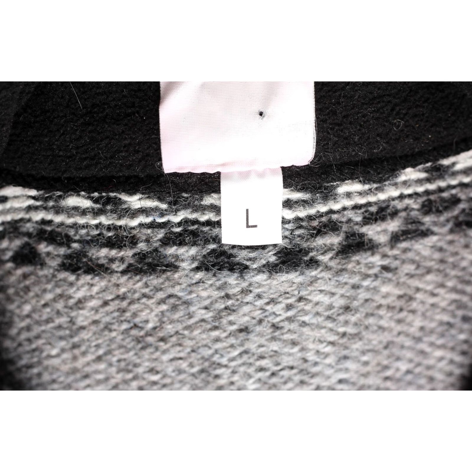 SAS ASA GJESTAL SPINNERI Norway Nordic Fair Isle Zip Neck Wool Jumper Sweater Men L Grey Knit Pullover 1/4 Zip Classic MENS Size US L / EU 52-54 / 3 - 7 Thumbnail