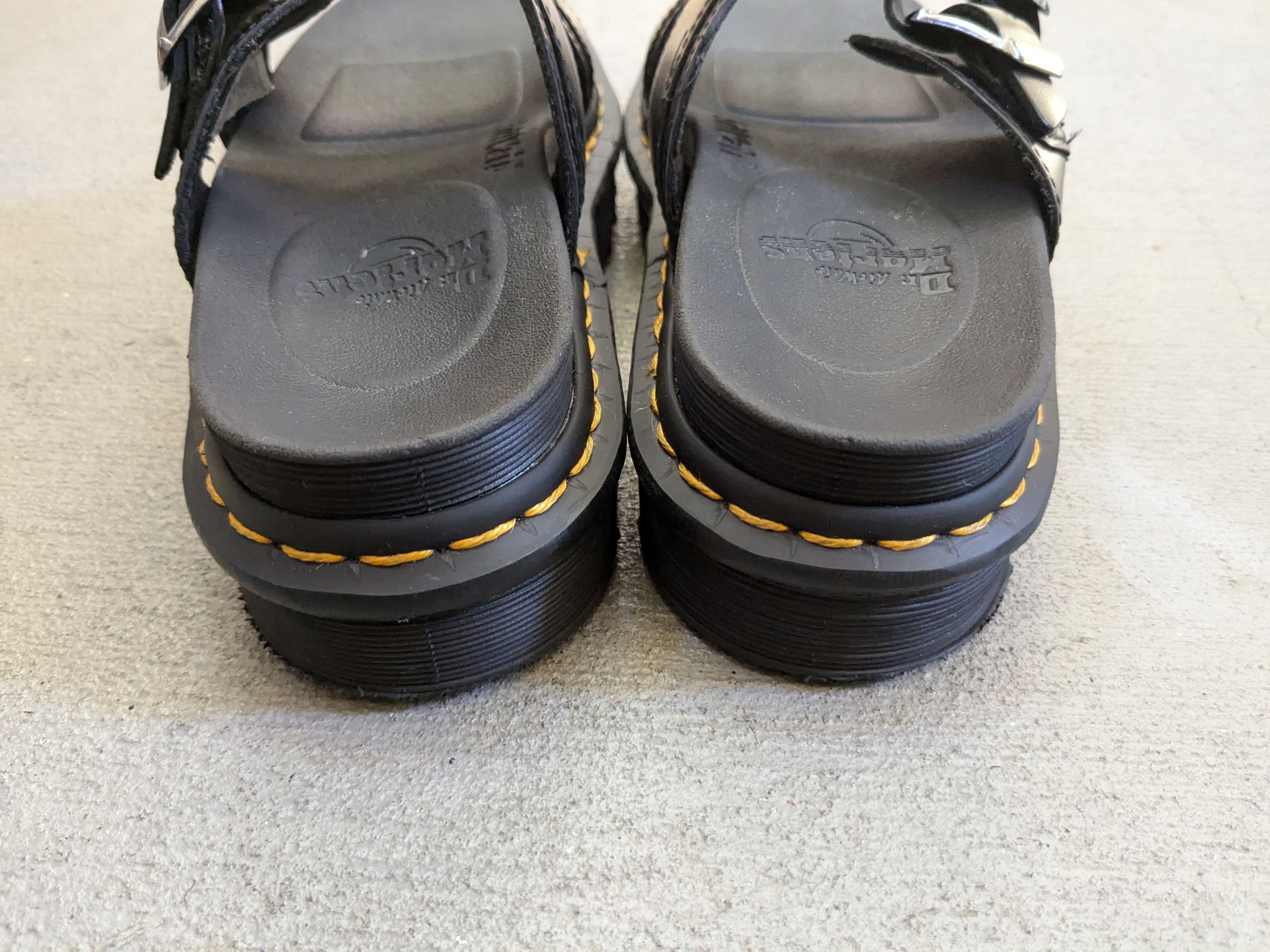 Dr. Martens Dr. Martens Myles Sandals Black Men 6 Leather Strap Size US 6 / EU 39 - 12 Thumbnail