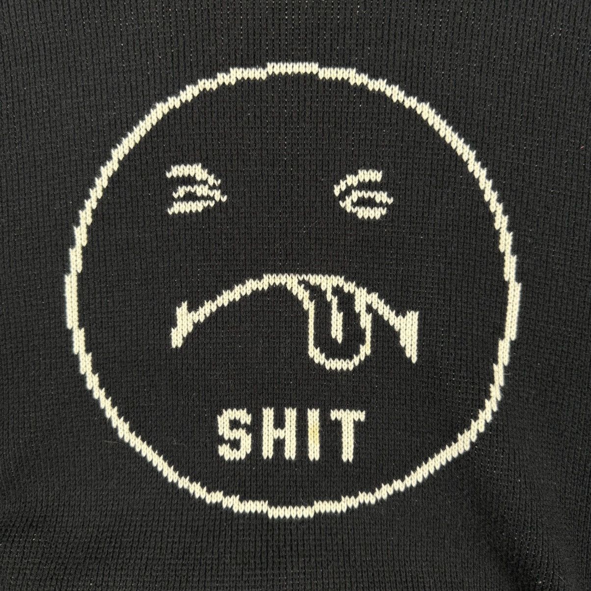 Supreme Supreme FW17 Shit Face ‘Black’ Knit Sweater Size US XL / EU 56 / 4 - 2 Thumbnail