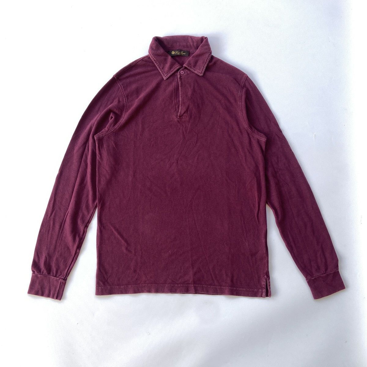 Loro Piana Loro Piana Long Sleeve Polo Size US S / EU 44-46 / 1 - 1 Thumbnail