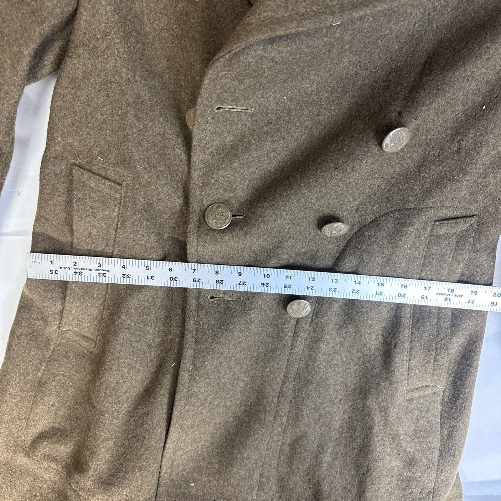 Army Of Me Original USA Army Military Worn during Korean WarSize 38S Size US S / EU 44-46 / 1 - 12 Thumbnail
