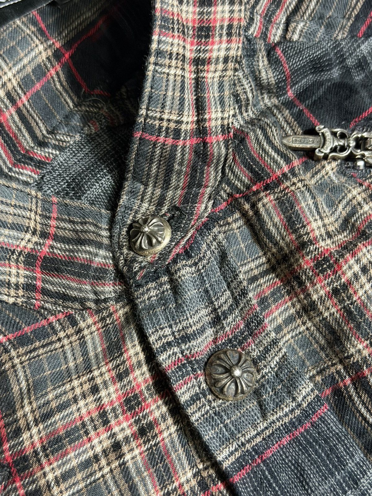 Chrome Hearts Chrome Hearts Easy Rider Flannel Shirt Size US S / EU 44-46 / 1 - 7 Thumbnail