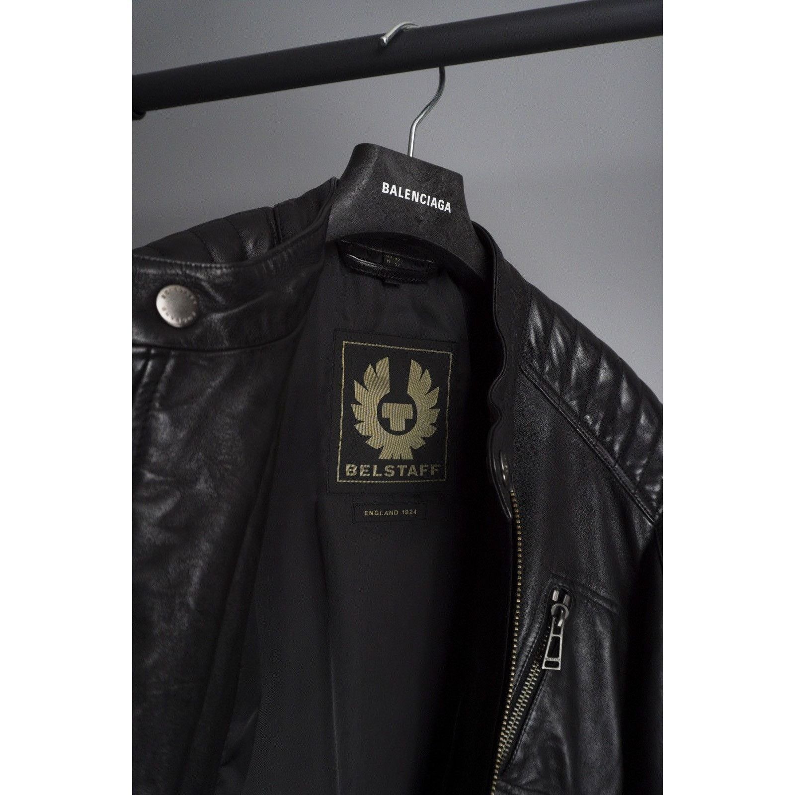 Belstaff Belstaff racer v black lamb leather jacket Size US L / EU 52-54 / 3 - 8 Thumbnail
