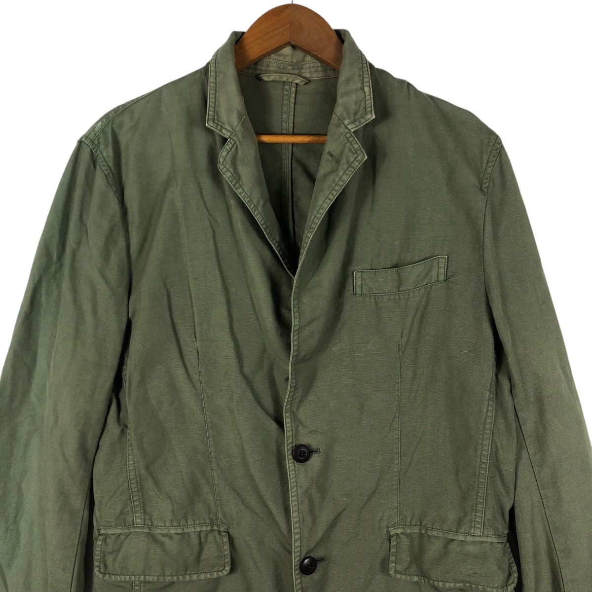 Lacoste LACOSTE Vintage Washed Blazer Jacket Size US XL / EU 56 / 4 - 3 Thumbnail