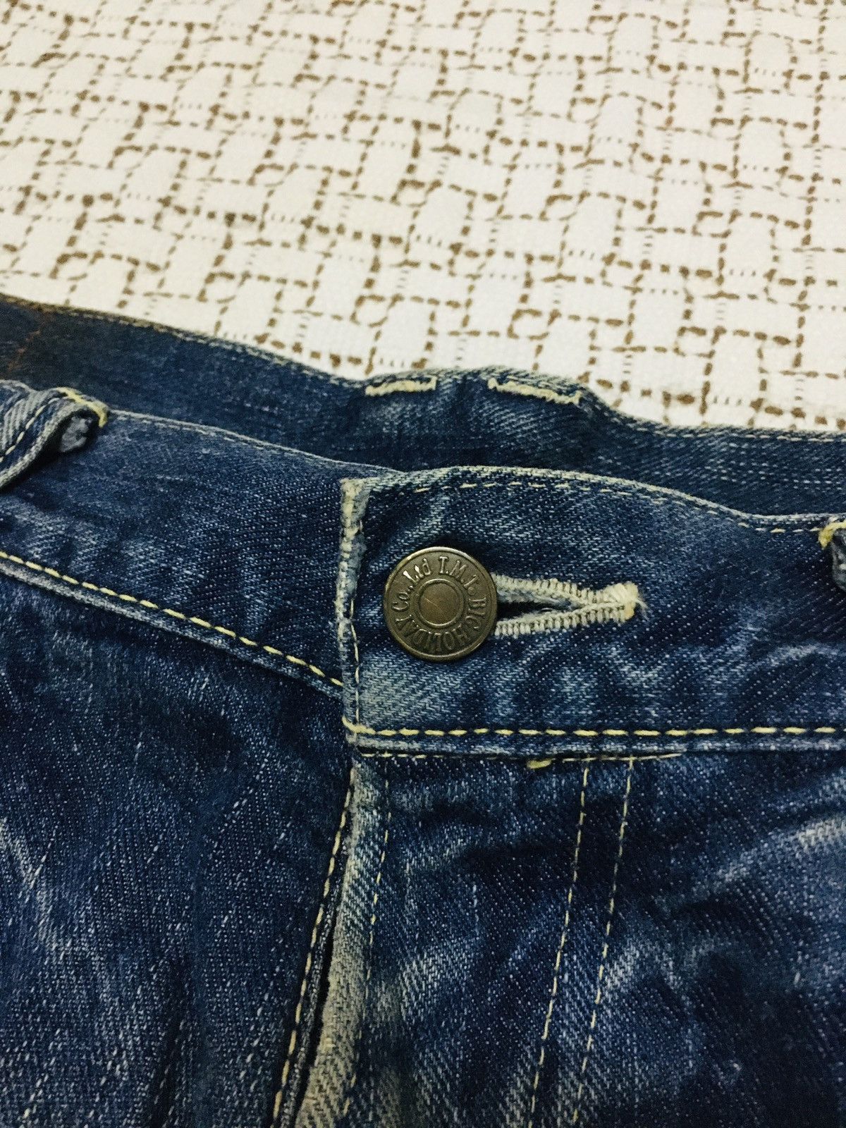TMT TMT Japan Distressed Jeans (17) Size US 32 / EU 48 - 7 Thumbnail
