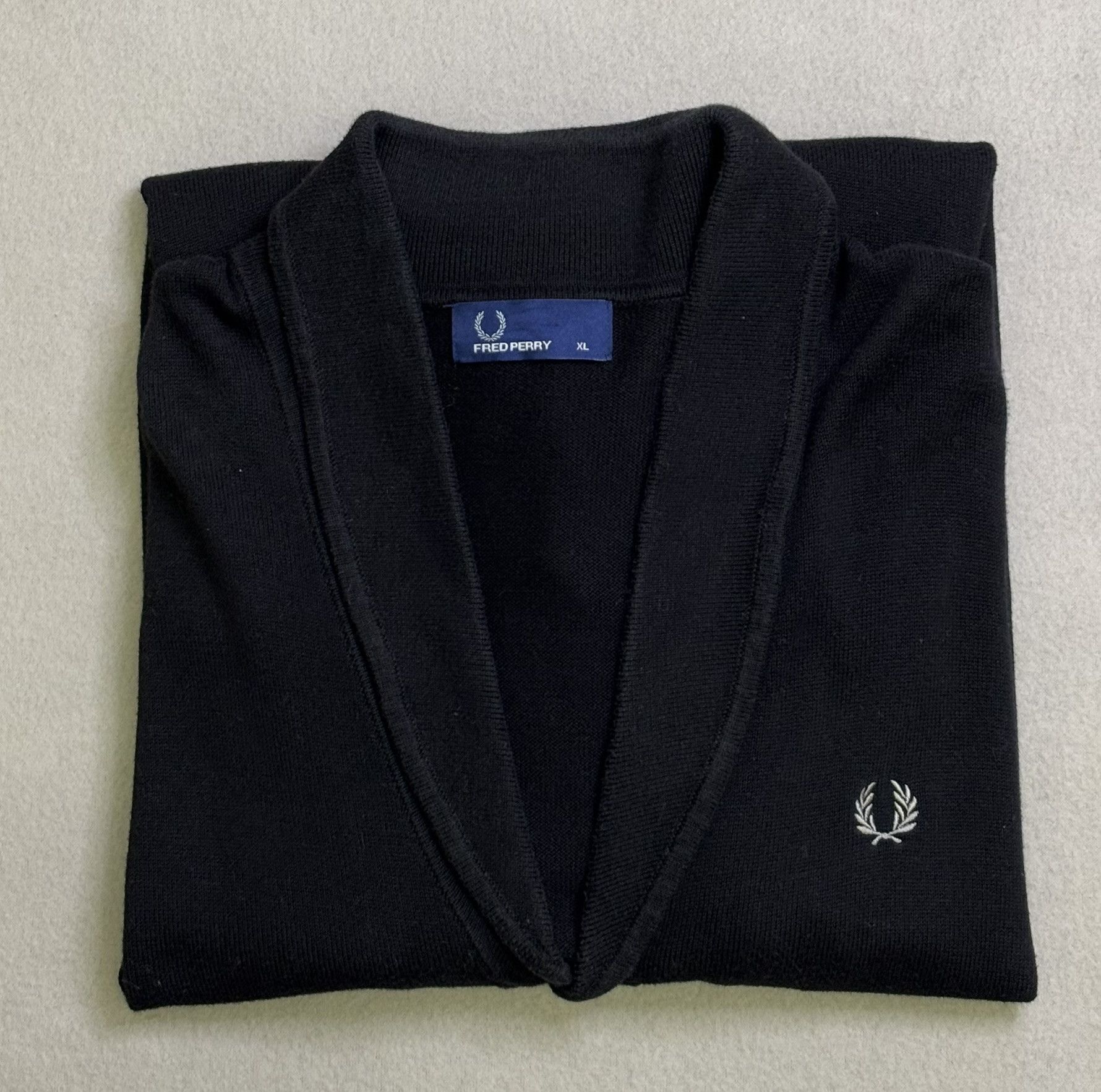 Fred Perry Fred Perry Black Cardigan Size XL Size US XL / EU 56 / 4 - 15 Thumbnail