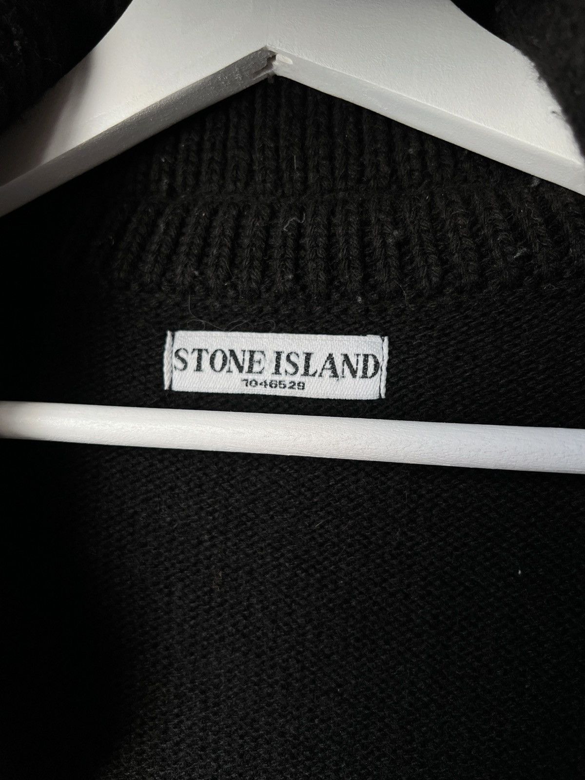 Stone Island × Vintage Stone Island Vintage Wool Zip Sweater Size US XXL / EU 58 / 5 - 10 Thumbnail