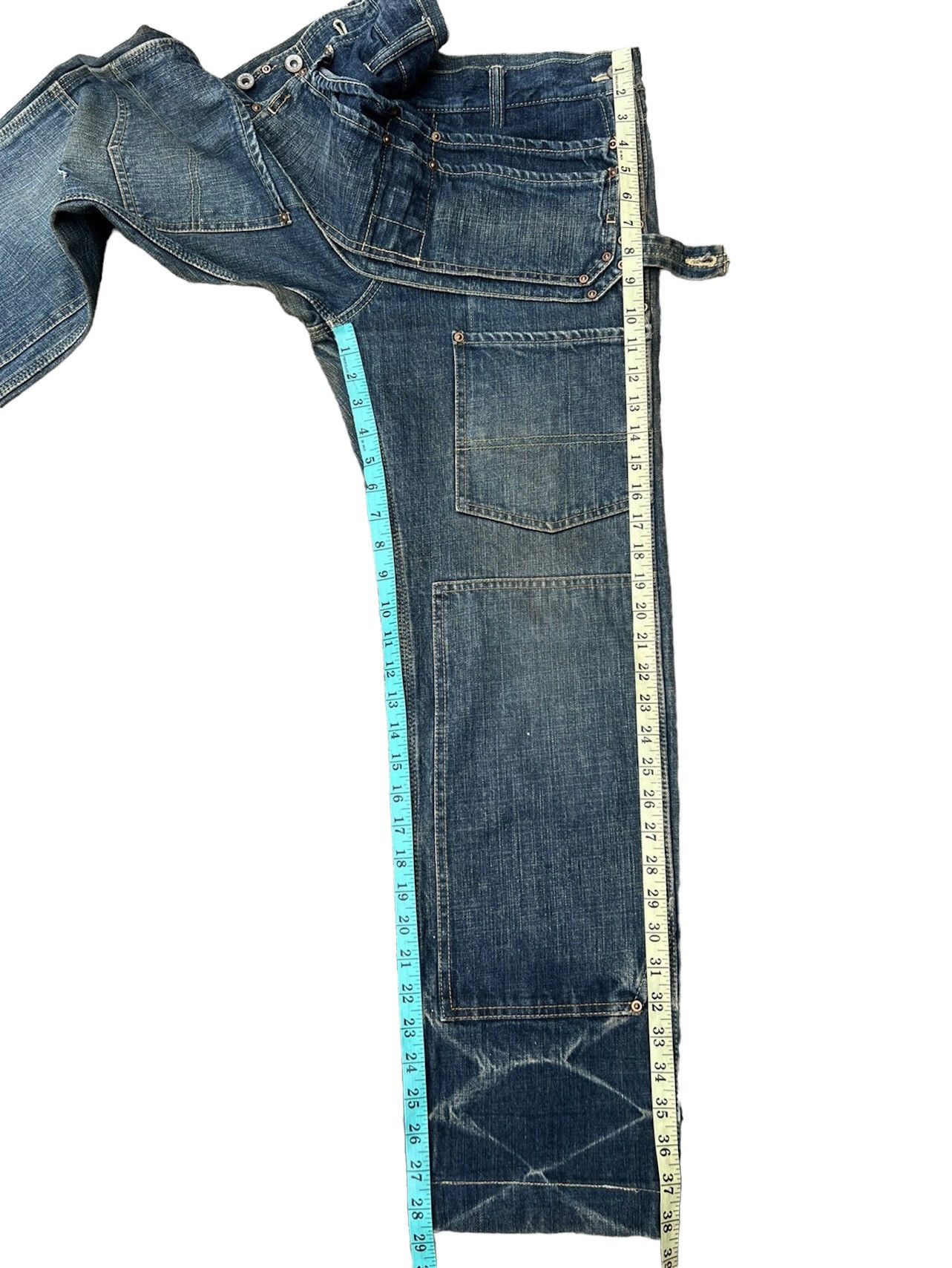 Vintage Vintage MEDICAL BRANCH Japan Heavy Denim Dirty Work Jeans Size US 30 / EU 46 - 5 Thumbnail