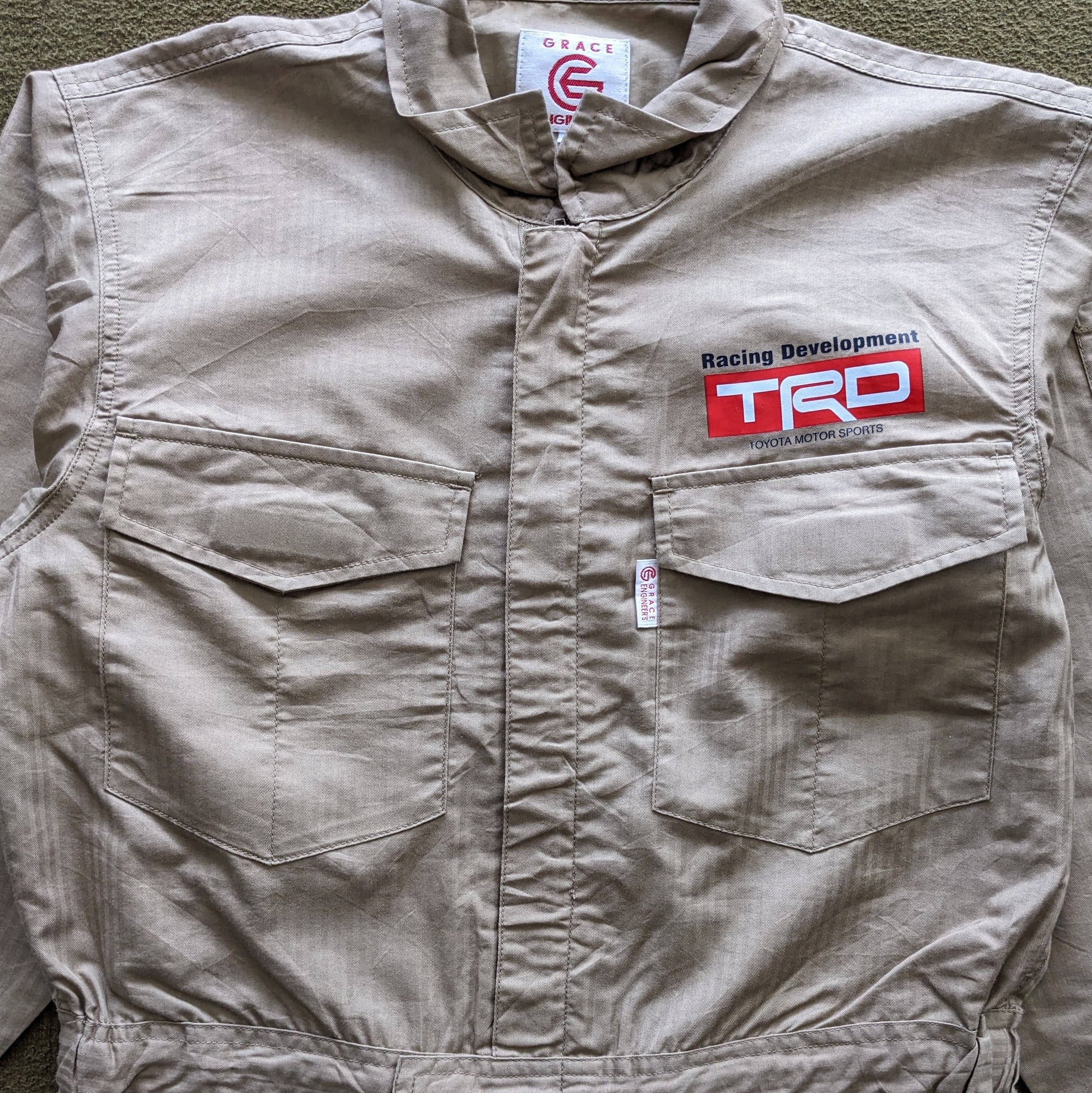 Vintage Vintage TRD TOYOTA Racing Coverall Workwear Custom Jacket Size US S / EU 44-46 / 1 - 4 Thumbnail