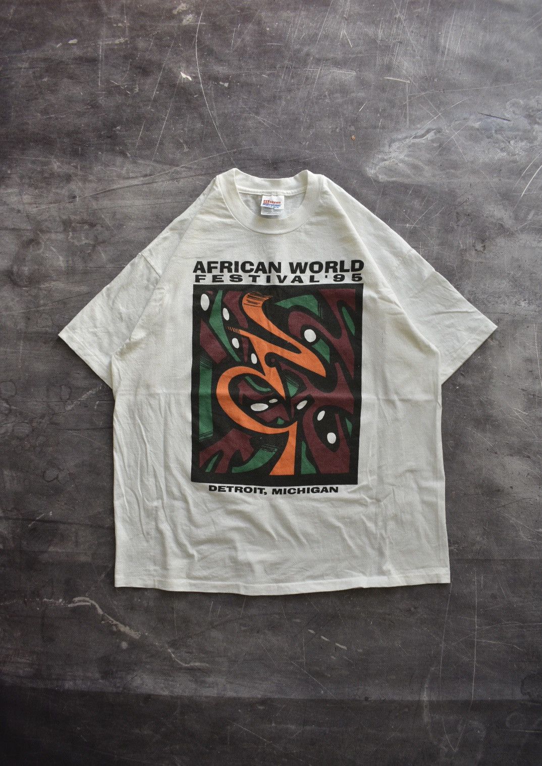 Vintage ‘95 ‘African World Festival’ T-Shirt (XL)