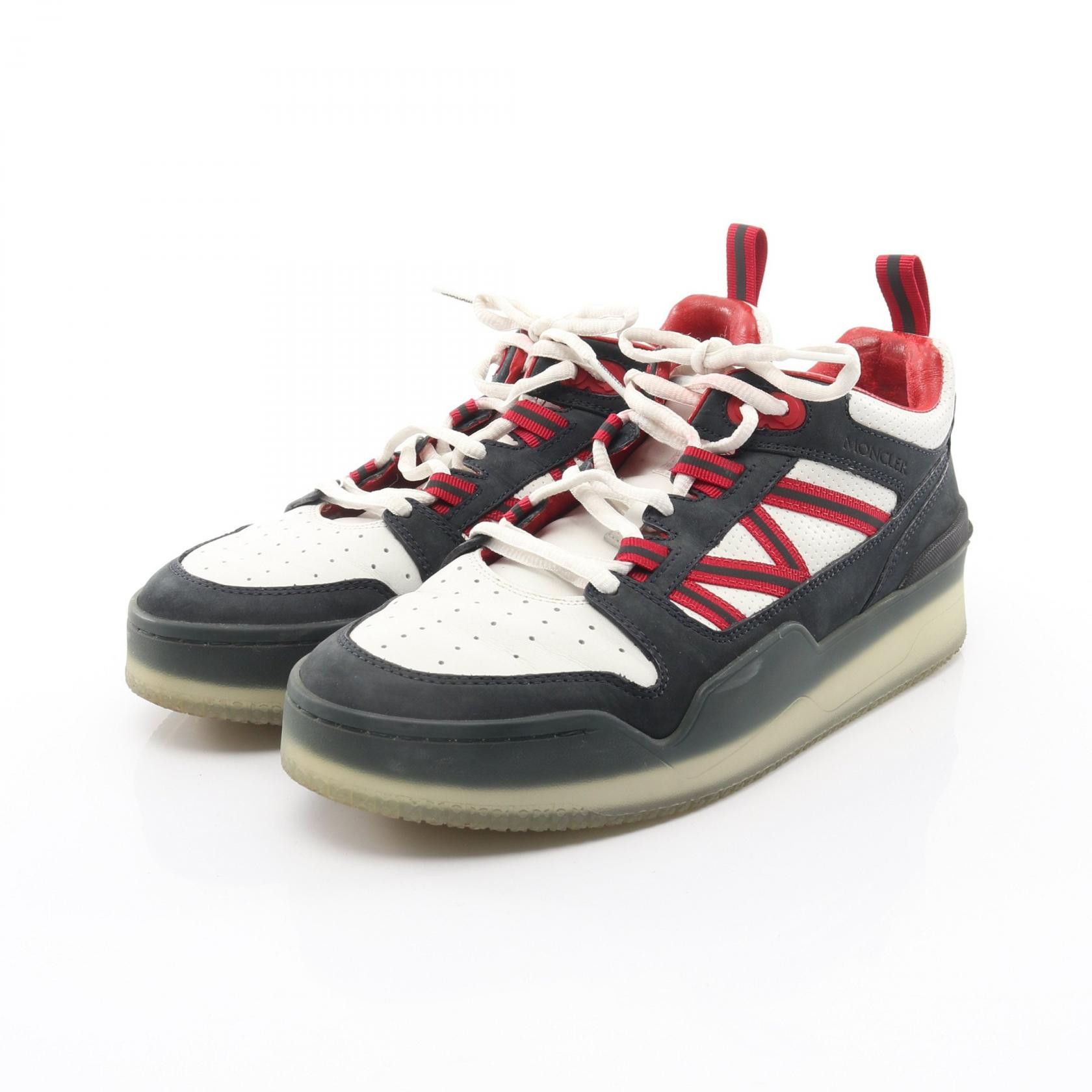 Moncler Moncler Moncler PIVOT LOW Leather Sneakers Leather Shoes PIVOT LOW DUTY FREE for USA Size ONE SIZE - 1 Thumbnail