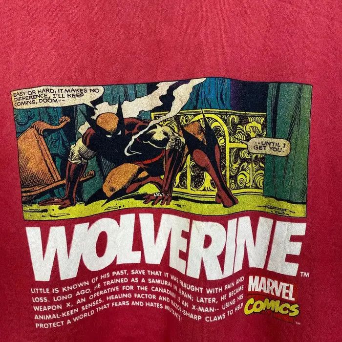 Marvel Comics X-LARGE x MARVEL COMICS 2012 Collection Wolverine Tee Shirt Size US S / EU 44-46 / 1 - 6 Thumbnail