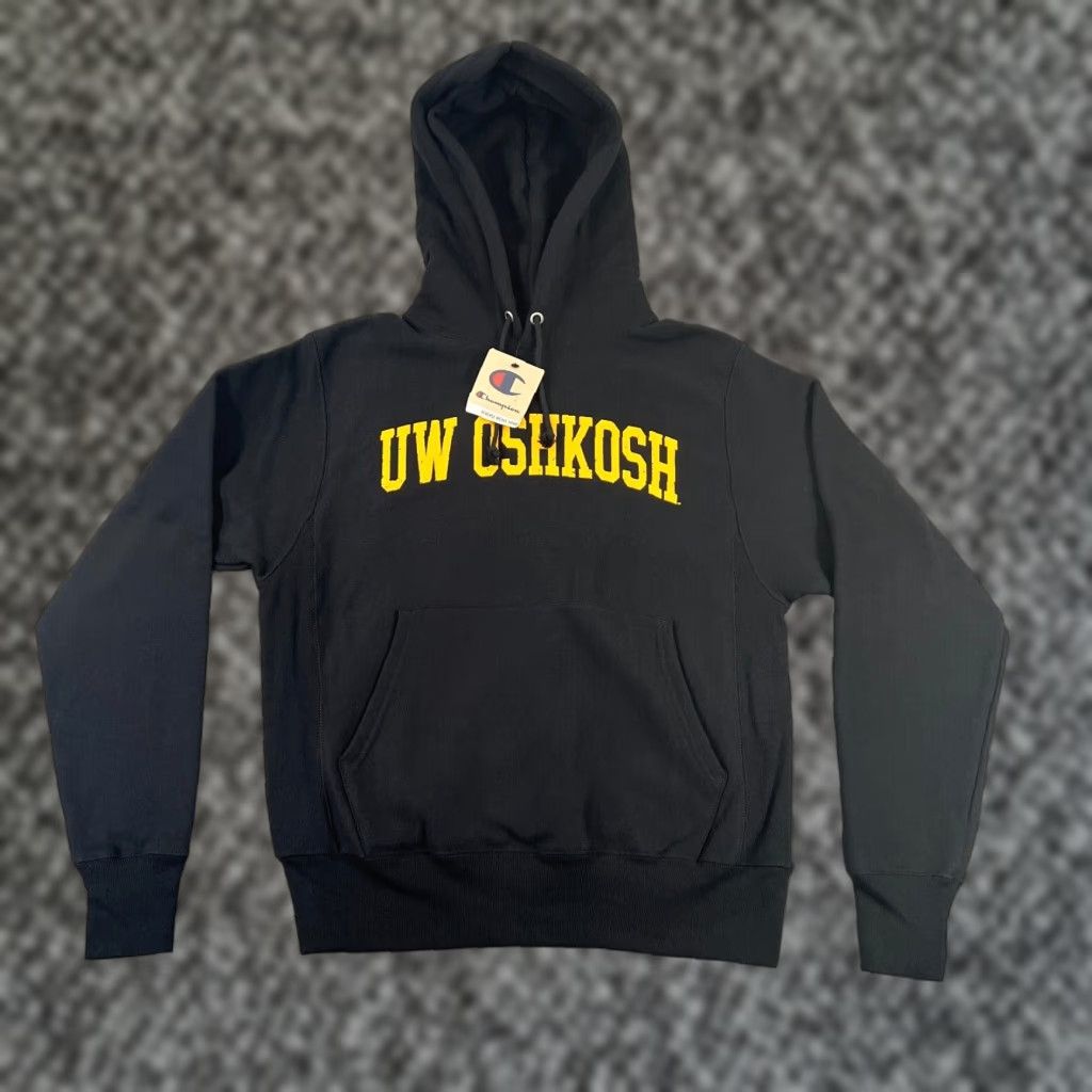 Champion VINTAGE Champion Reverse Weave Sweater Mens Small Pullover 90s Black Reversible Size US S / EU 44-46 / 1 - 1 Thumbnail