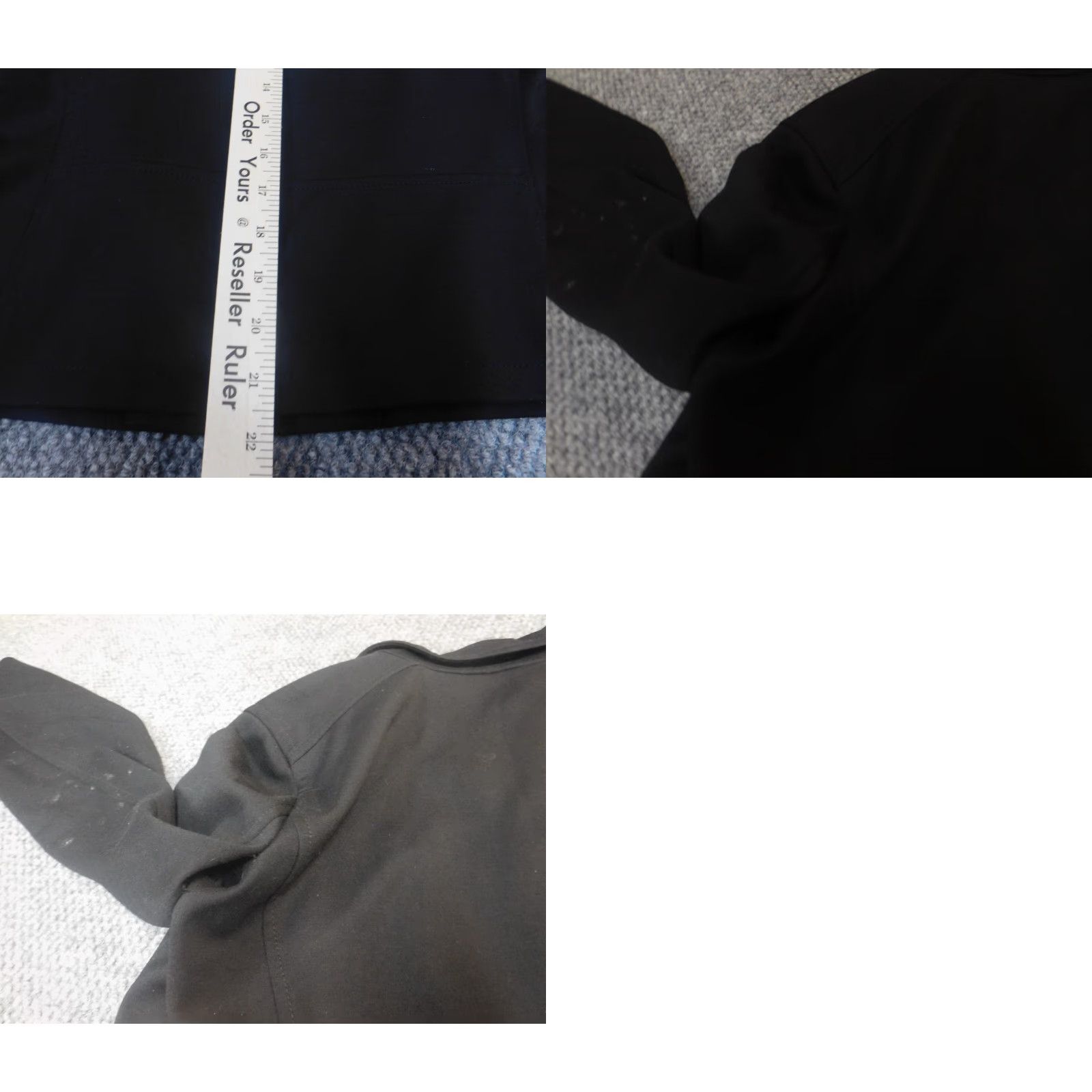 Liz Claiborne Liz Claiborne Womens Coat L black full zip Simply Liz Coat Women Regular L Black Polyester Softshell Zipper Breathable Casual Winter Size L / US 10 / IT 46 - 9 Thumbnail