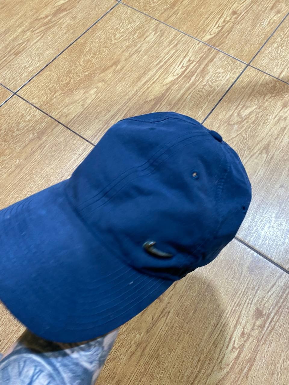 Nike Blue Hats Vintage Nike Cap Y2K metal logo streetwear Size ONE SIZE - 8 Thumbnail