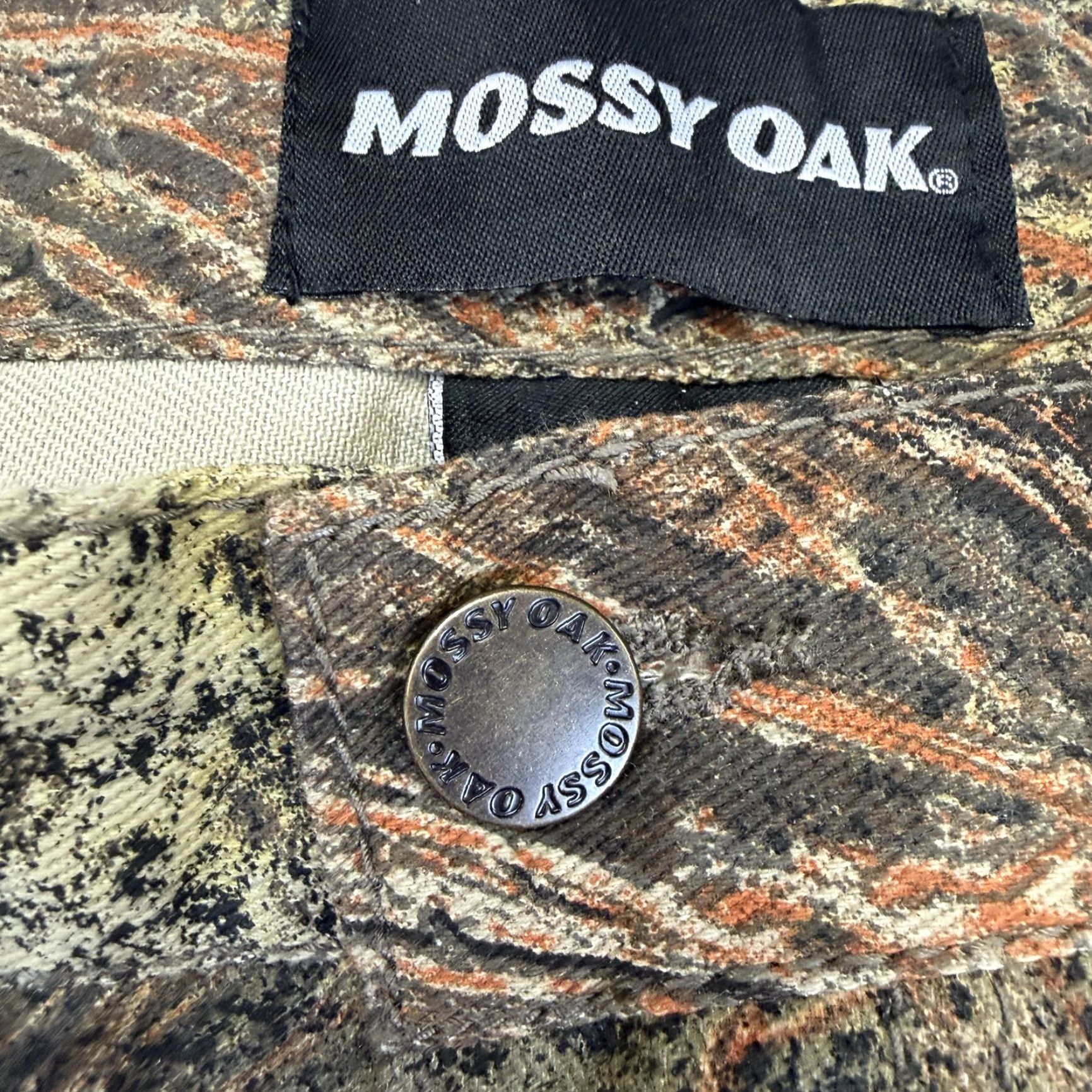 Vintage Mossy Oak Mens Pants 38x32 Green Brush Camo Chino Hunting Outdoor Workwear Size US 38 / EU 54 - 5 Thumbnail