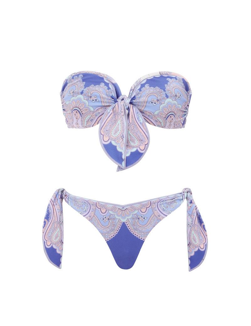 Zimmermann oc11z0226 Maxine Scarf Tie Bikini In Multicolor Size ONE SIZE - 1 Thumbnail