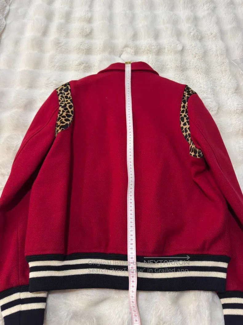 Saint Laurent Paris Saint Laurent Paris Red Panther Print Baseball Jacket Size US M / EU 48-50 / 2 - 7 Thumbnail