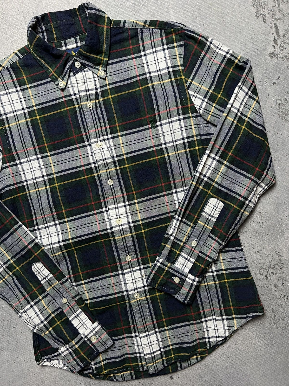 Polo Ralph Lauren Vintage Polo Ralph Lauren Button Up Plaid Shirt Y2K 90s 00s Size US S / EU 44-46 / 1 - 3 Thumbnail