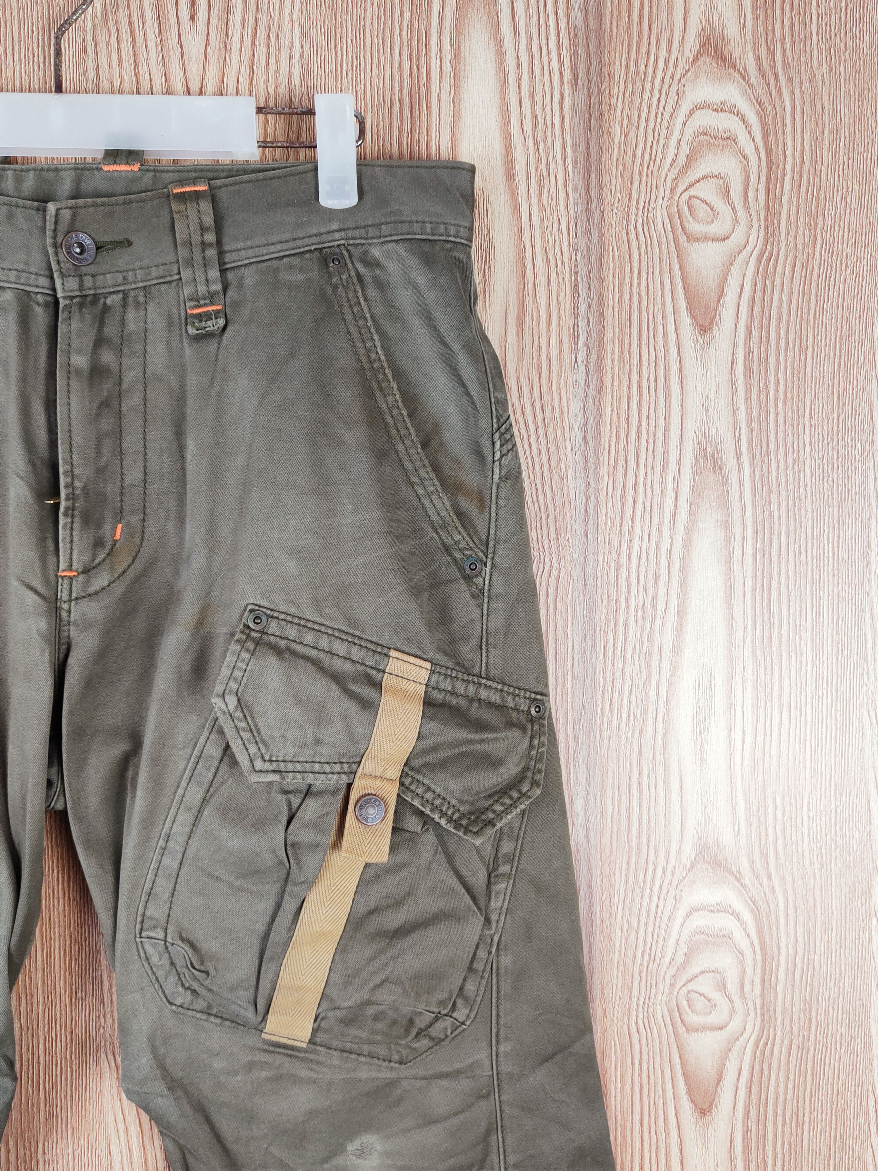 Edwin Edwin Green Multipocket Tactical Cargo Pants #W197 Size US 33 - 5 Thumbnail