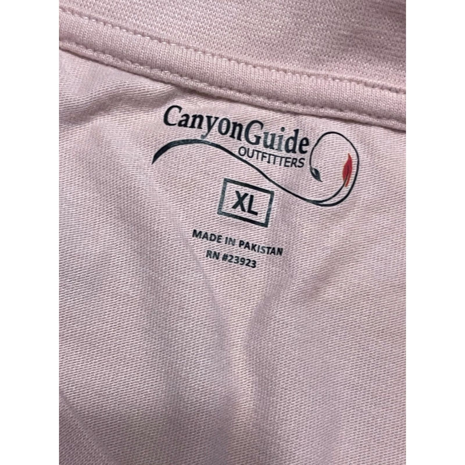 Vintage Canyon Guide Shirt Women's XL Pink Sleeveless Pockets Casual Basic Modern T-Shirt Front Pocket Size XL / US 12-14 / IT 48-50 - 6 Thumbnail