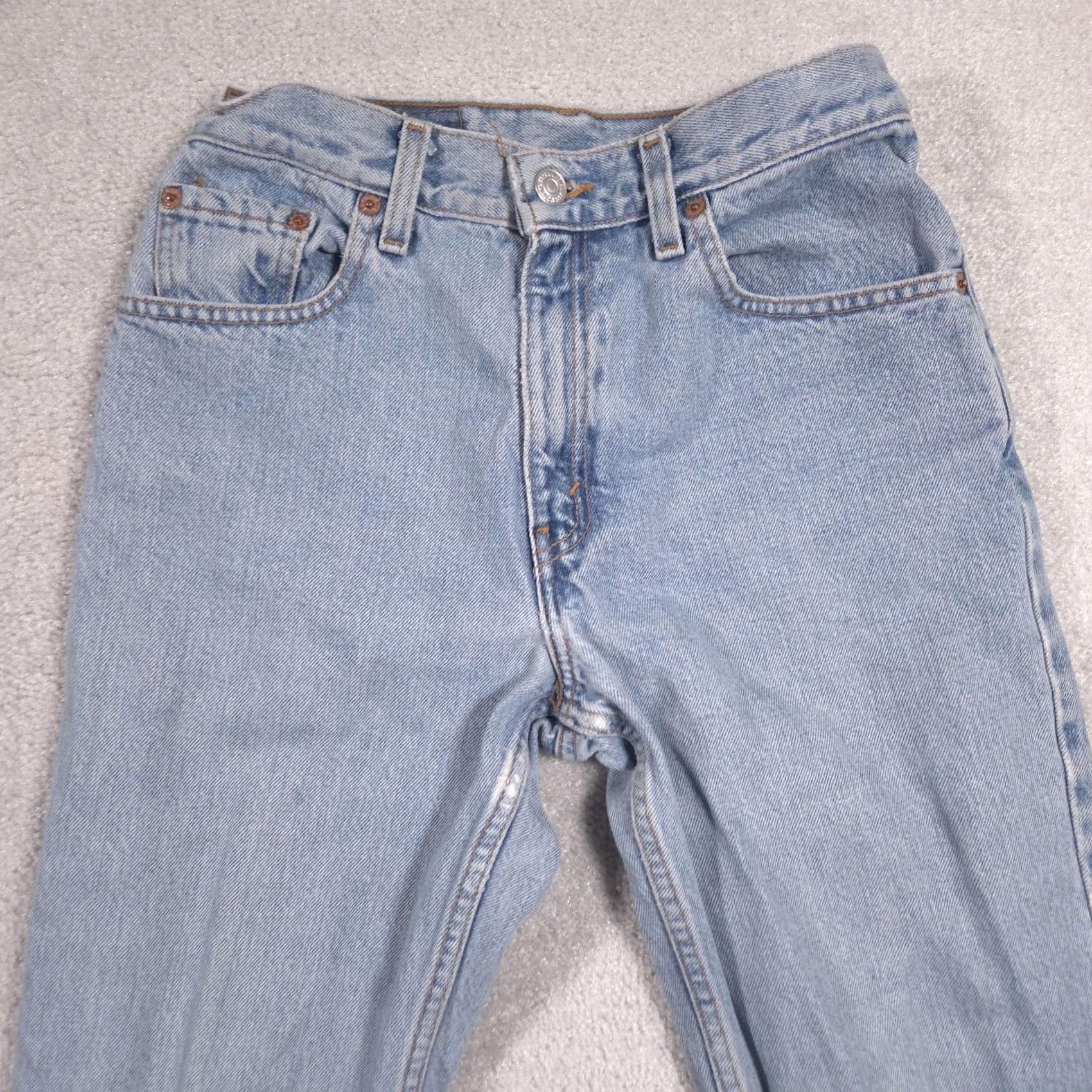 Levi's VINTAGE Levi's 550 Jeans Womens Junior 7 Blue High Rise Relaxed Tapered Leg 26x31 Denim Size 28" / US 6 / IT 42 - 2 Thumbnail