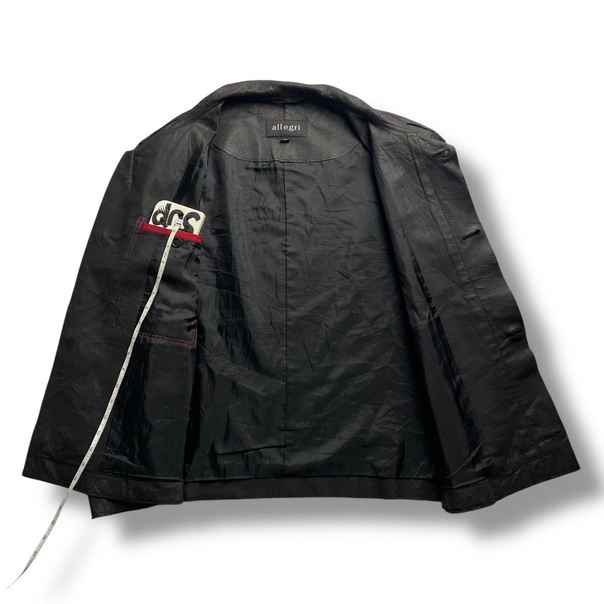 Allegri ALLEGRI HIDDEN BUTTON UP GENUINE LEATHER JACKET Size US XL / EU 56 / 4 - 15 Thumbnail