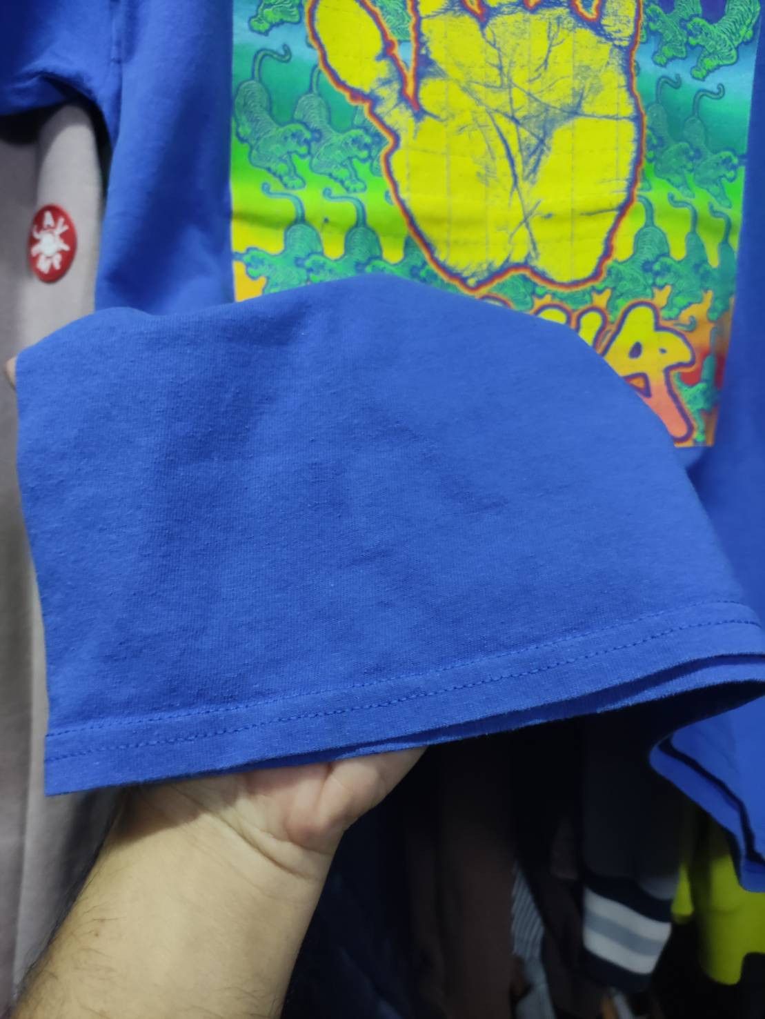Grateful Dead Vtg Jerry Garcia Tiger Print Hand Psychedelic T-Shirt Size US L / EU 52-54 / 3 - 7 Thumbnail