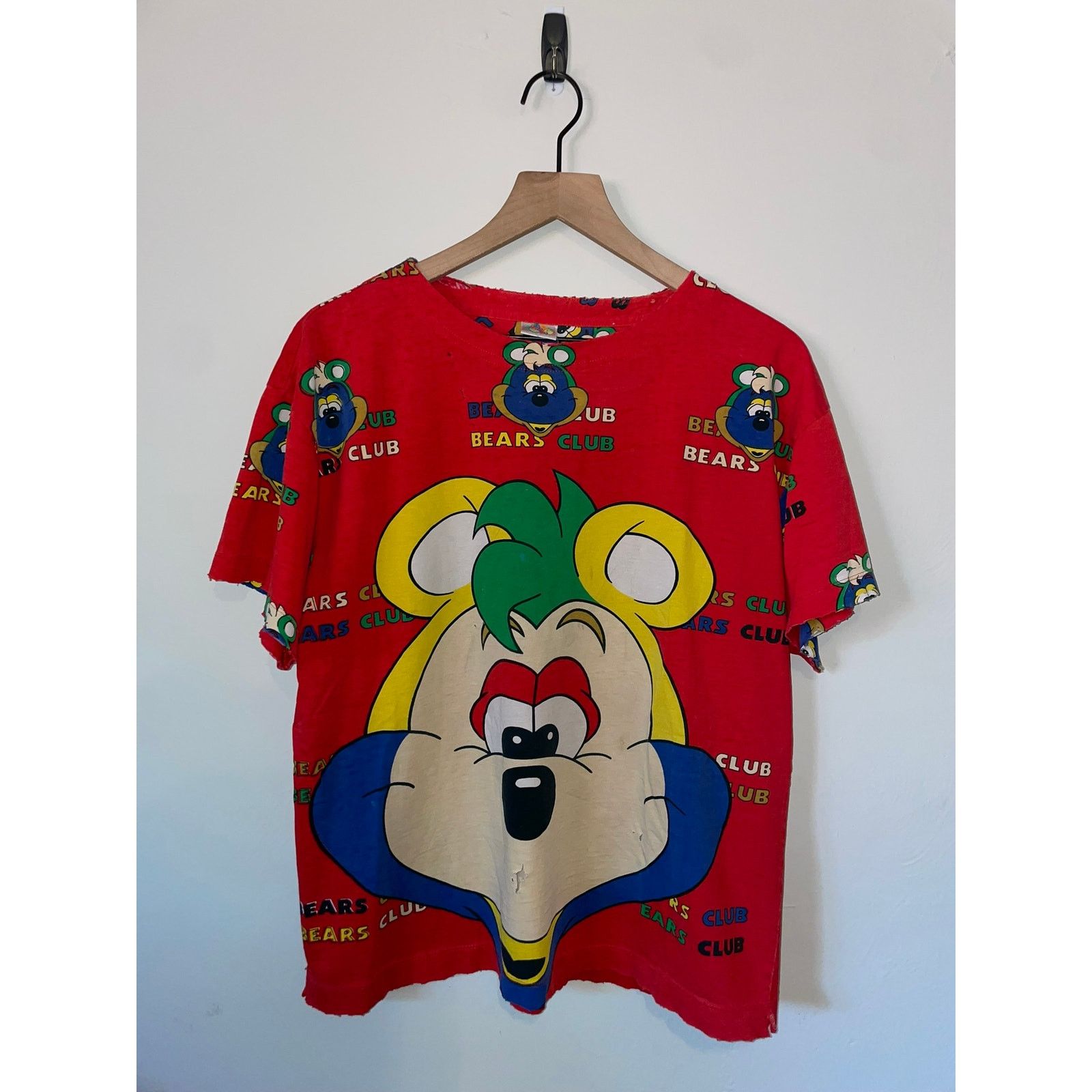 Vintage Vintage Womens Bear Shirt Club Bears Cute Graphic VTG Large Size L / US 10 / IT 46 - 1 Thumbnail