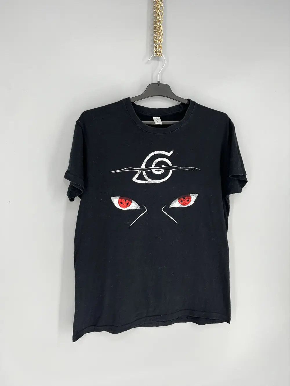 Anime Vintage Y2K Sasuke Uchiha Anime Manga Hall T-shirt 4 Naruto Size US M / EU 48-50 / 2 - 2 Thumbnail