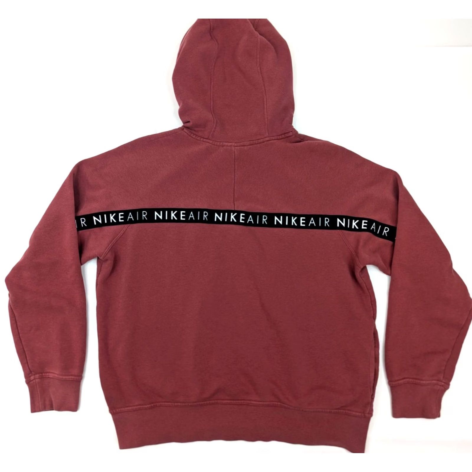 Nike Nike Air Hoodie Women XL Pomegranite Maroon Red Pullover Sweater Spellout CZ4014 Size XL / US 12-14 / IT 48-50 - 7 Thumbnail