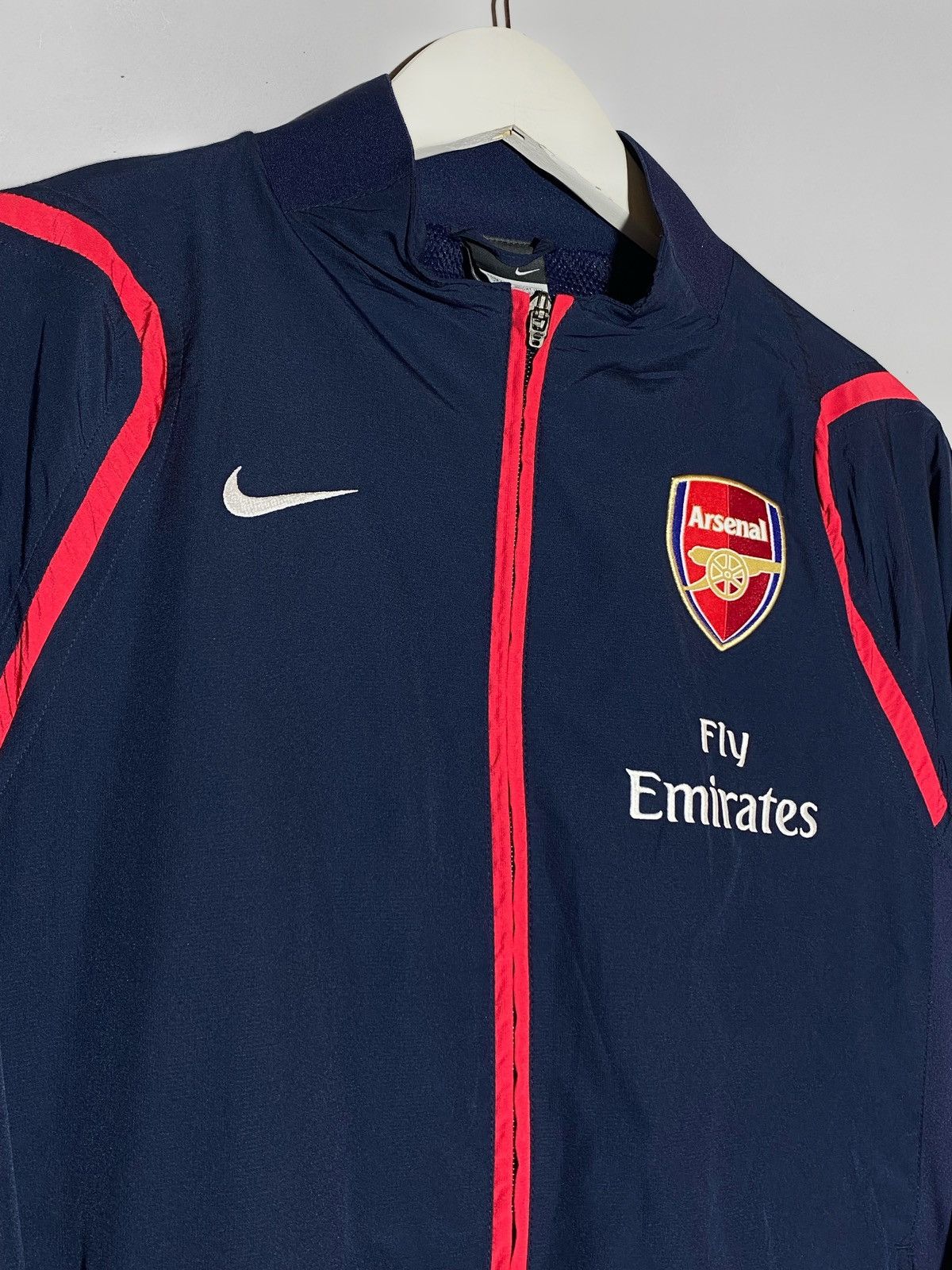 Nike 🔥 00s NIKE ARSENAL DRILL FLY EMIRATES JACKET SOCCER VIBES Size US S / EU 44-46 / 1 - 4 Thumbnail