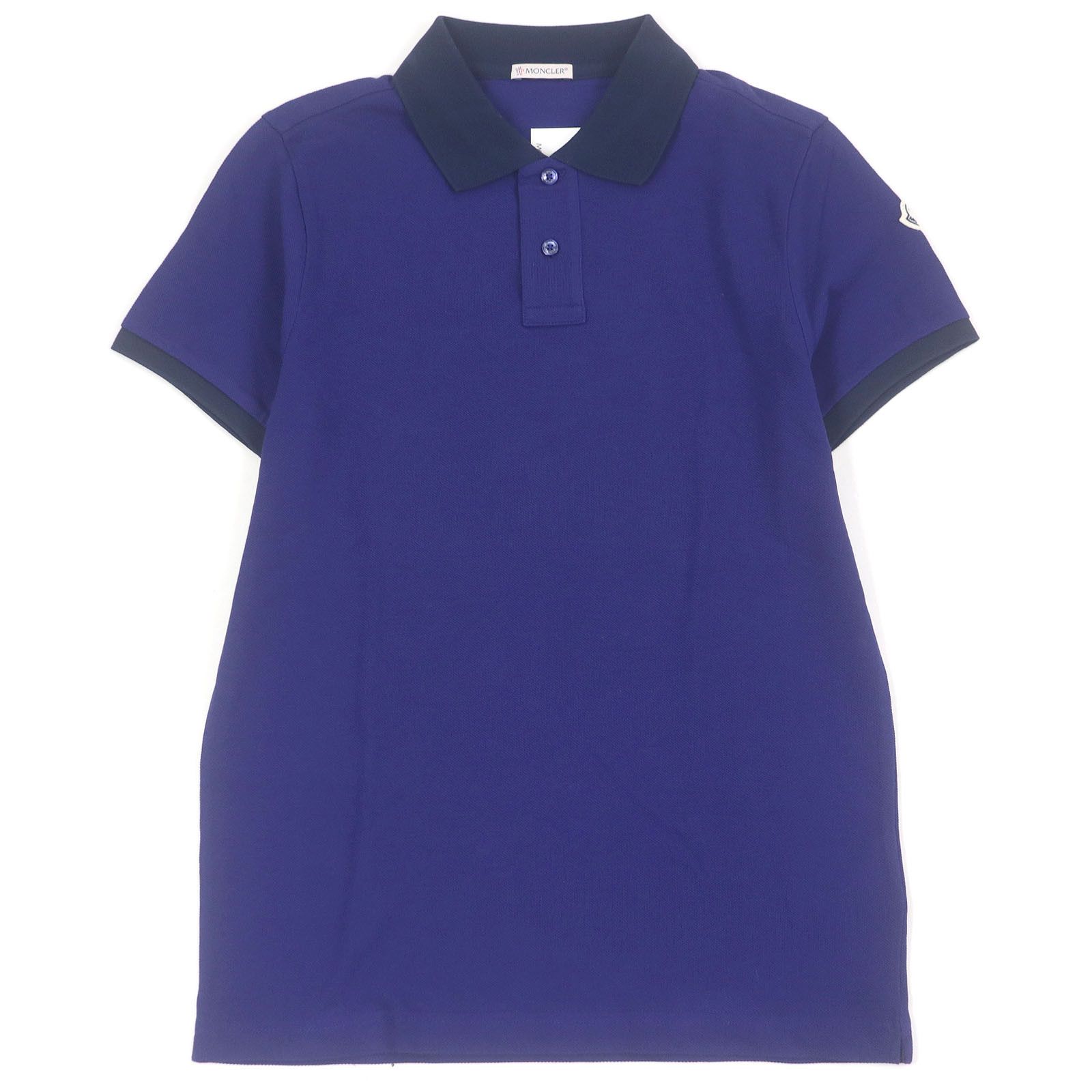 Moncler Moncler Moncler Polo Shirt Cotton Polo Shirt Cotton Tops Size ONE SIZE - 1 Thumbnail
