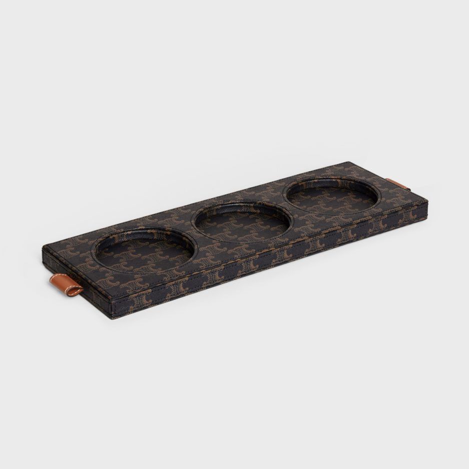 Celine o1w1db10526 4M0893 Size : OS / Candle Tray in Black/Brown Size ONE SIZE - 2 Thumbnail