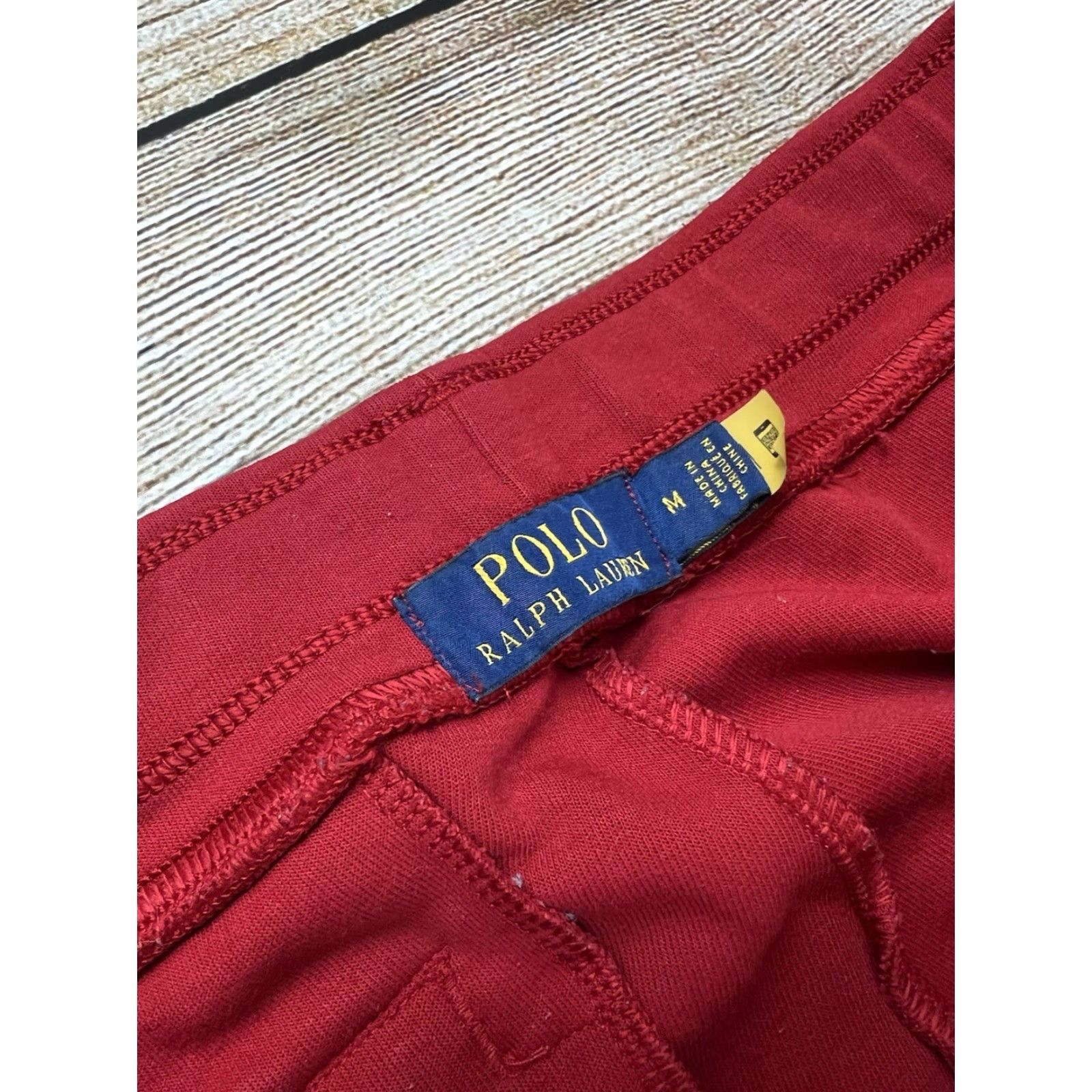 Ralph Lauren VINTAGE Polo Ralph Lauren Men Sweatpants Pants M Red Classic Logo Athleisure Pockets Comfort Includes Fleece Regular Size US M / EU 48-50 / 2 - 4 Thumbnail